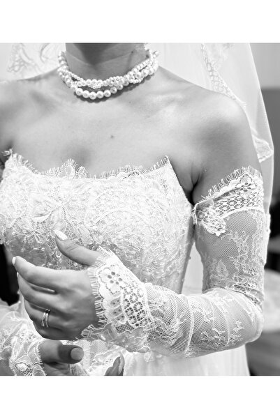 MODA EL ÖRGÜSÜ İNCİ KOLYE