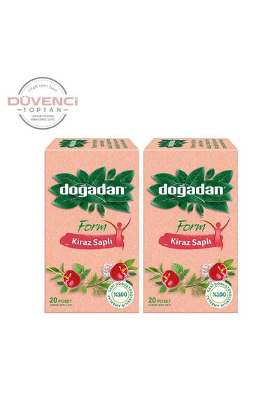 Doğadan Form Çay Kiraz Saplı 20'li x 2 Adet