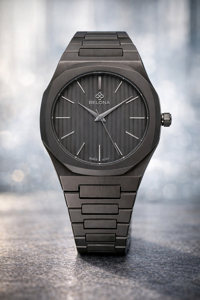 belona Luxury men's watch, stainless steel, water resistant up to 3ATM, comes...