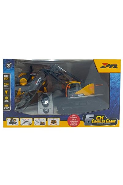 Pasifik Toys MX 6Ch Uzaktan Kumandalı Full Fonksiyonlu Şarjlı Paletli Vinç Z6...