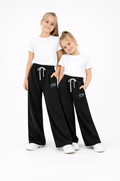 RAPAPA Κοριτσίστικο Παντελόνι Μπρίτ Ελαστικό Φούτερ 7541 ΜΑΥΡΟ