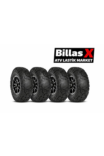 Billas 25x8-12 25x10-12 ATV Lastik Seti Ön Arka 6PR Off Road