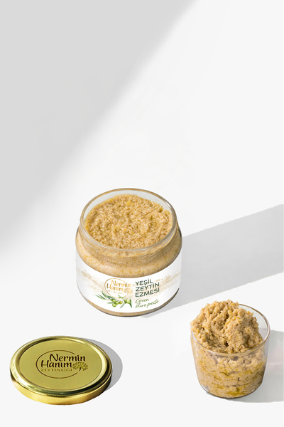 Nermin Hanım Zeytinliği Doğal Ev Yapımı Yeşil Zeytin Ezmesi 275gr