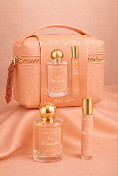 LOUIS CAVALLI LA PASSIONE EDP 50 ML+22 ML WOMEN PERFUME - ÇANTALI PARFÜM SETİ