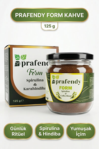 prafendy Hindiba ve Spirulina Detox Form Kahve | Tokluk Hissi | Sindirim Dest...