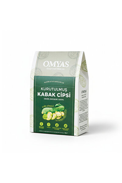 Omyas Glutensiz Kurutulmuş Domatesli Kabak Cipsi 35 Gr