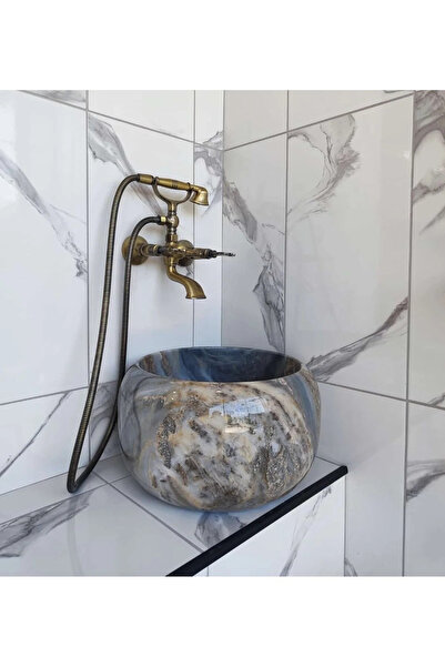 Mermery حمام تركي من الرخام الرمادي الناري، حمام تركي تقليدي، ثقافة تركية