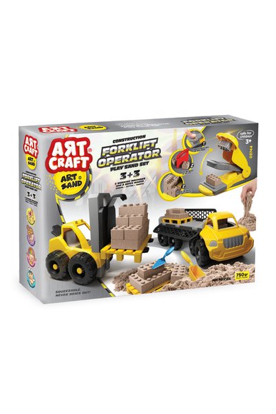 Sayıcı Kids Forklift Operator Sand Set 750 Gr + Motor Skills + Educational and Fun Health Tests Constructed