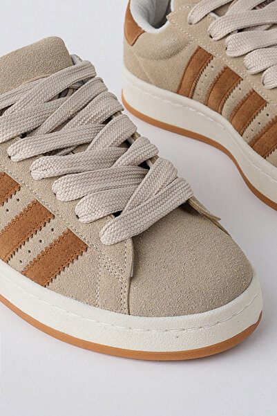 Freemax Spor Sneaker Ayakkabı Bej Kahve