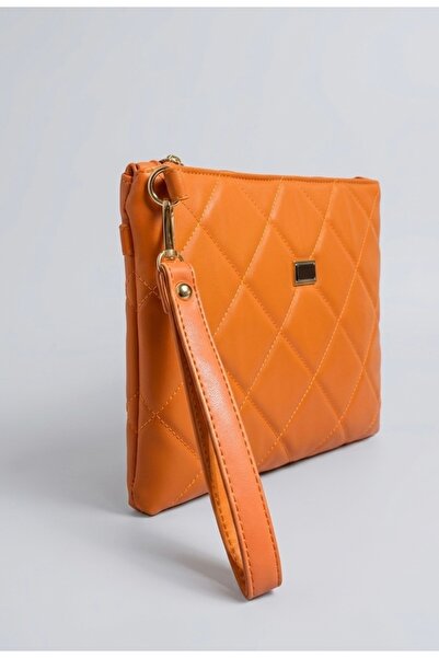 BK Bags & Accessories Orta Boy Kapitone Portföy Clutch El Çantası