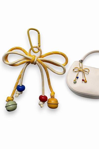 nftart.design Zil and Beaded Fiyong Bag Charm Keychain