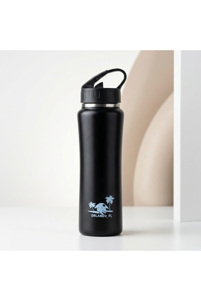 Generic زجاجة رياضية من الفولاذ المقاوم للصدأ ، تحافظ على المشروبات ساخنة لمد...