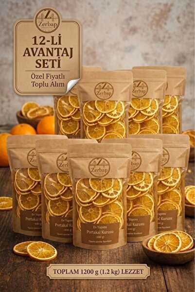ZERBAP Natural Dried Orange 12-Pack Advantage Pack (12 X 100g)