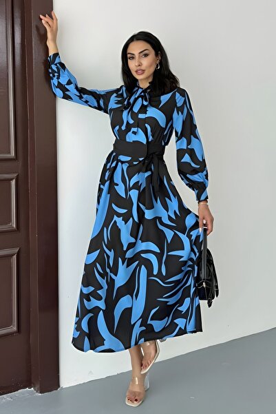 Hiccup MSN Kemer Detaylı Maxi Elbise