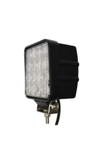 Xenon Bright Proiector LED auto off-road 4D 48W/12V-24V, 3520 lumeni, pătrat,...