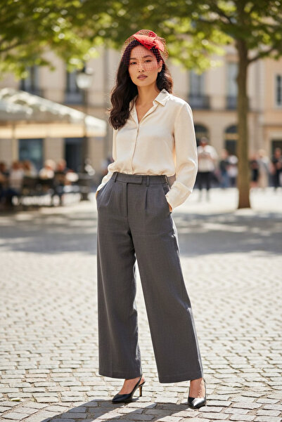 Miss Hat Red Wool Felt Veil Hat – “Sunday Church Fascinator”