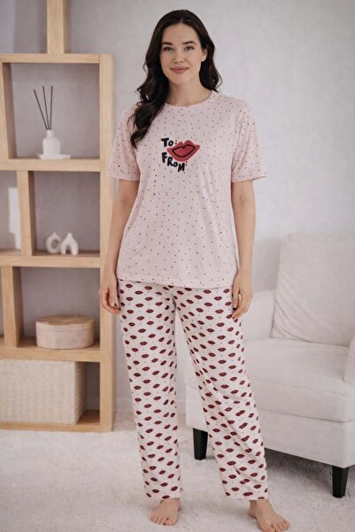 Pemilo Women's 1905-4 Short Sleeve Oslo Pajama Set
