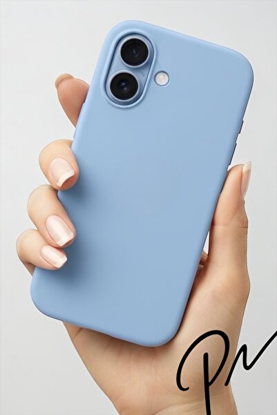 ProNorth IPhone 16 Uyumlu Kılıf Logolu Lansman Soft Yumuşak Içi Kadife Siliko...