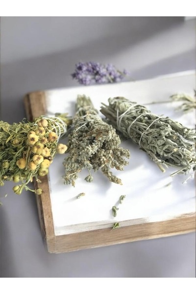 The Magıc of Healıng Doğal 3’lü Tütsü Set Adaçayı Üzerlik Tütsü Lavanta