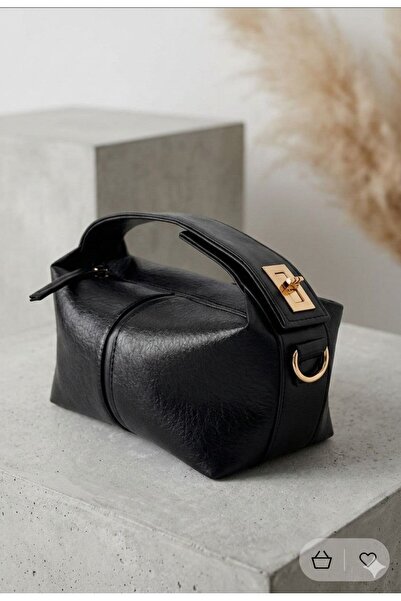 ÇANTAM GELSİN حقيبة يد وكتف نسائية باللون البني الداكن