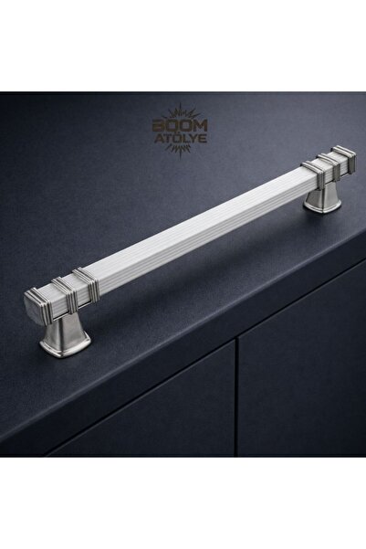 Boom Atölye Kare Metal Dolap Kulpu 96-224 mm Modern Mutfak Çekmece Mobilya Kulpu