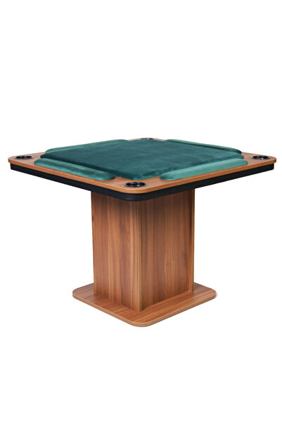 ALBADER طاولة لعب بلوت خشبية كبيرة الحجم، طاولة بلوت خشبية كبيرة بمقاس 95 × 9...