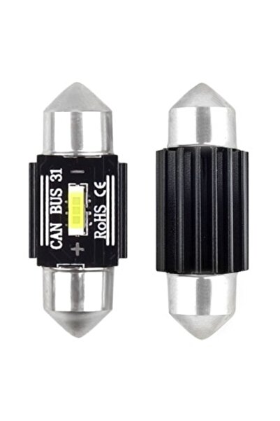 AMIO Set de 2 becuri auto LED C5W Canbus cu 1SMD UltraBright 31mm 12/24v