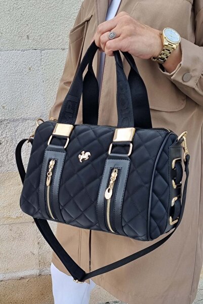 Just Polo حقيبة يد وكتف نسائية من Justpolo موديل أسطواني