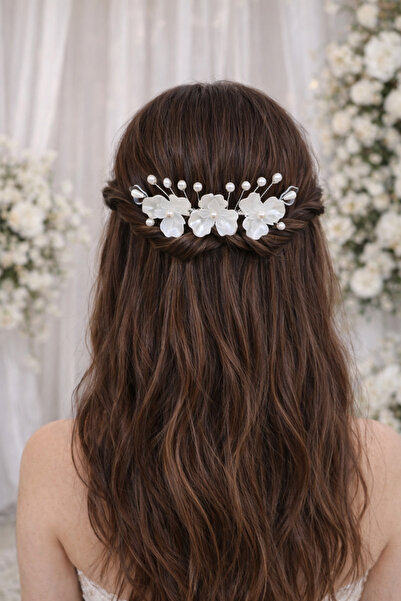 renaitre art Cataramă cu design pieptene, cataramă de mireasă, cataramă pentr...