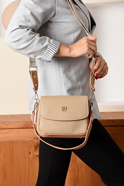 Just Polo justpolo KADIN KUM TABA 5 BÖLMELİ OMUZ ÇAPRAZ ÇANTASI