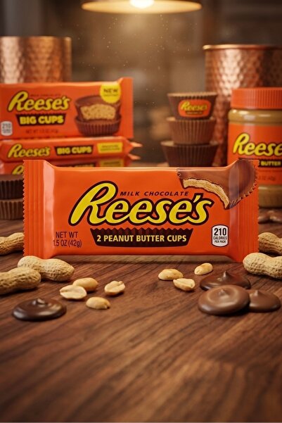 Reese ’s Peanut Butter Cups – Sütlü Çikolata & Fıstık Ezmesi (42 g)