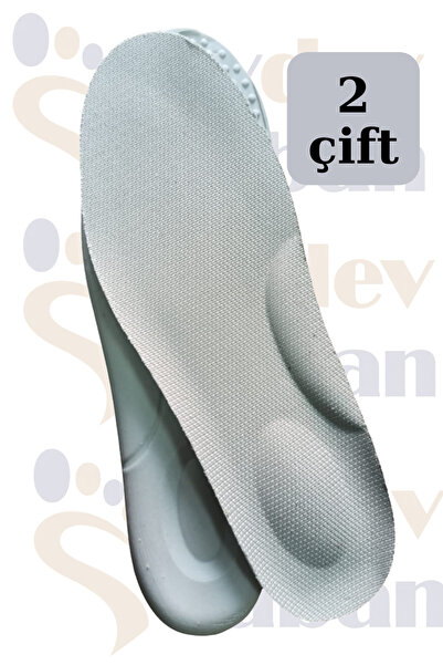Bydev Taban By-1504-Gri Yumuşak Ortopedik Tabanlık,topuk Ve Kavis Desteği Ile...