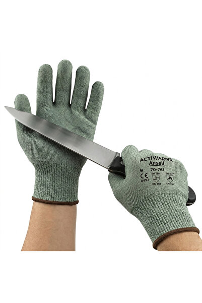 ANSELL 70-761 KEVLAR destekli ANTİ-CUT kesilmez eldiven, Cam kesilmesine daya...