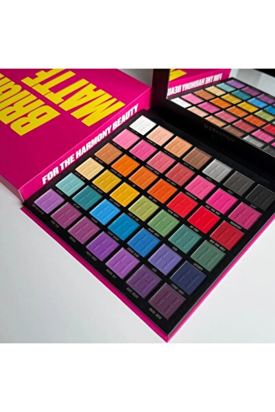 real beauty مجموعة ظلال العيون برايجي مات 42 لون Hm015