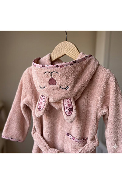 zera collection طقم رداء حمام للأطفال مع قلنسوة ومنشفة أطفال مصنوعة من القطن ...