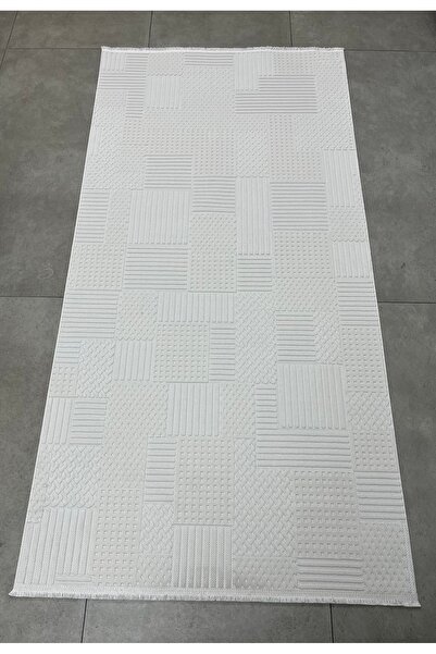 ULTRA HALI WHITE SERİSİ LEKE TUTMAZ KAYMAZ TABAN SİSAL HALI MUTFAK SALON OTUR...