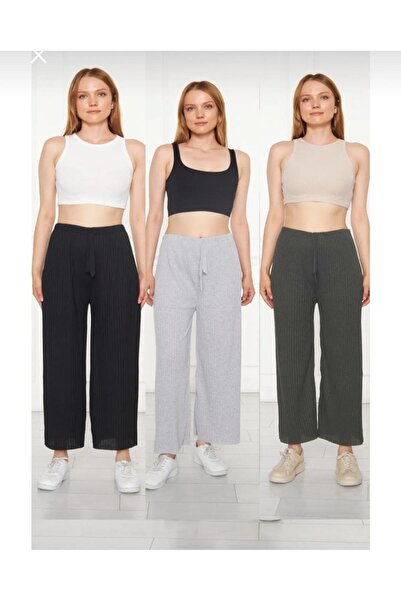 ipek collection طقم بنطلون وبدلة رياضية نسائية مكونة من 3 قطع - وردة مجففة، ت...