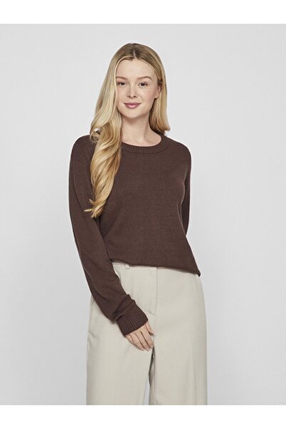 VILA Strickpullover VIRIL Rundhals