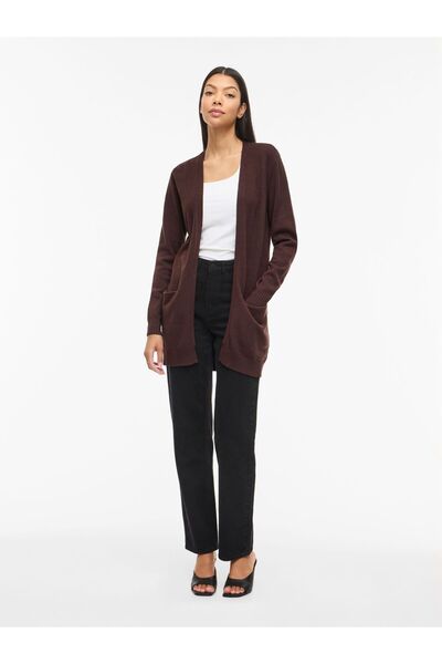 VILA Strickjacke VIRIL Basic Strick