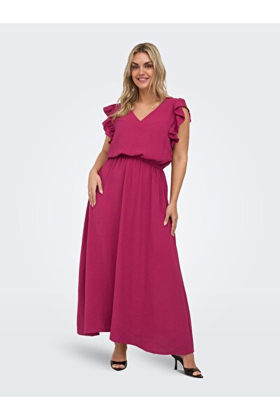Only Carmakoma Kleid CARMETTA Langes Kleid