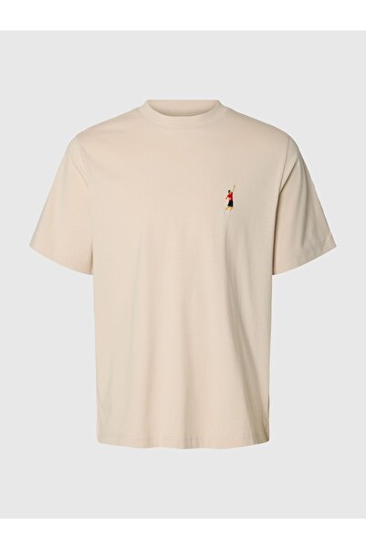 SELECTED T-Shirt Besticktes