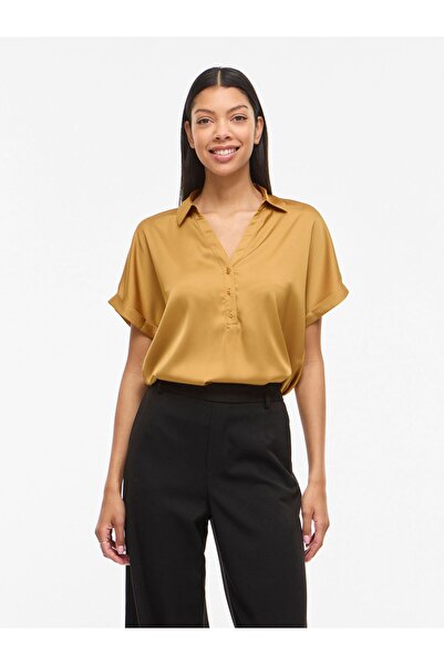 VILA Hemd VIENNA Kurzarm