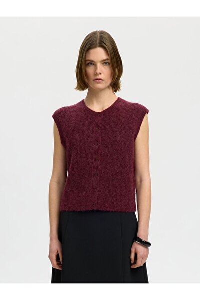 SELECTED Weste Wollgemisch