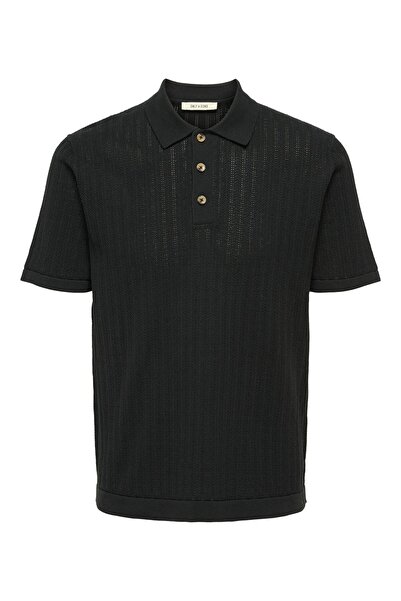 Only & Sons Polo ONSMOON Gestricktes Poloshirt