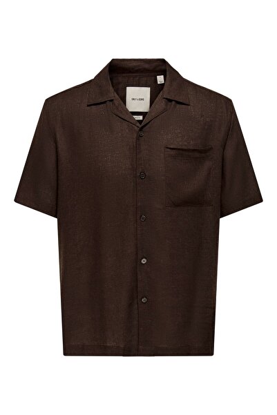 Only & Sons Hawaii-Hemd ONSLAURENCE Leinen Hawaii-Hemd