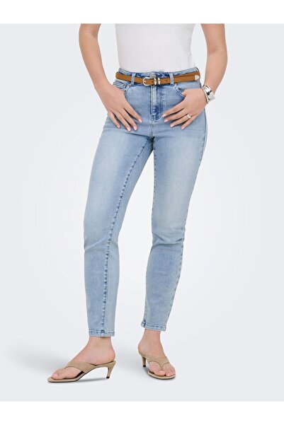 ONLY Straight-Fit jeans ONLEMILY-MILA Hohe Taille Gerade geschnitten Knöchell...
