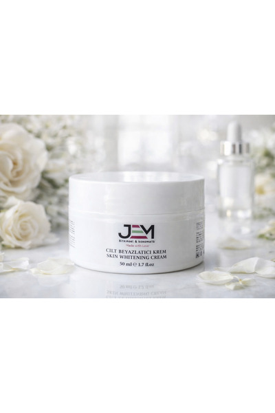 Jem Kozmetik Bitkisel Cilt Beyazlatıcı Krem 50 Ml- Skin Whitening Cream