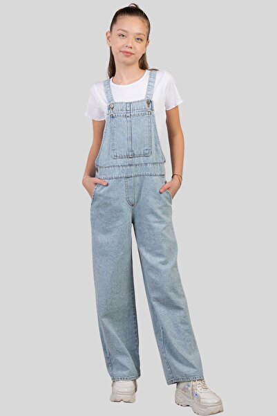 Hopi Kids Cep Detaylı %100 Pamuk Tulum