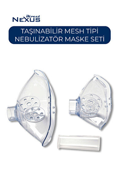 Direct NEXUS Taşınabilr Mesh Tipi Nebulizatör Maske Seti