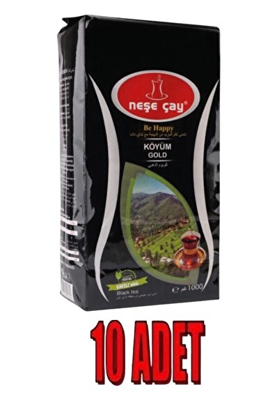 Neşe Çay قرية الشاي الأسود الذهبي 1000 جرام 10 قطع